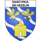 Saint-Paul-de-Vézelin 42 ville sticker blason écusson autocollant adhésif