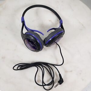 AIWA Cross X Trainer HP-M034 Headphones Blue/Black Tested