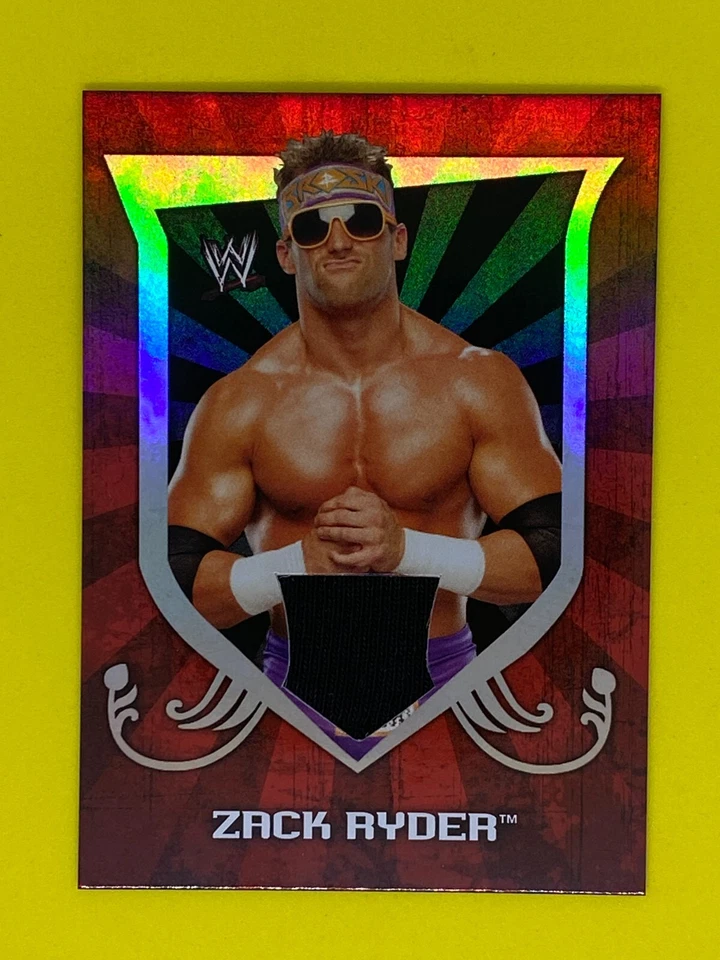 Zack Ryder WWE Topps Classic 2011 Worn T-Shirt Relic Wrestling Trading Card - Image 1 of 1
