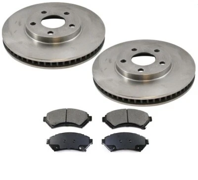 Fits 98-02 Cadillac Eldorado Seville Front Brake Rotor Ceramic Pads & Rotors - Image 1 of 4