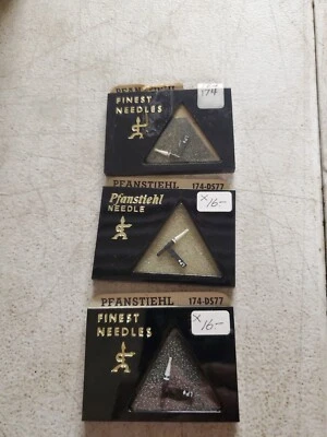 NEW Pfanstiehl 174-DS77 Diamond Needle Stylus "Dual Needle" 174DS77 astatic n89  - Image 1 of 2