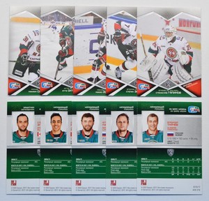 2016-17 KHL Ak Bars Kazan Pick a Player Card