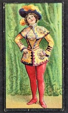 Vintage 1903 Girls in Costumes British American T440 Tobacco Card