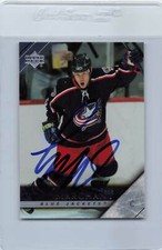 2005/06 Upper Deck #56 Todd Marchant Blue Jackets Signed Auto *G2096
