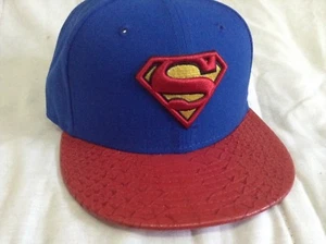 New era superman cap reptile effect visor youths with adjustable strap brand new - Picture 1 of 5