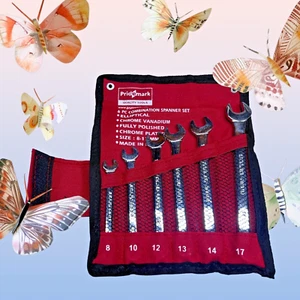 6 pcs Combination Spanner Combi Wrench Set 8-17 mm - Picture 1 of 4