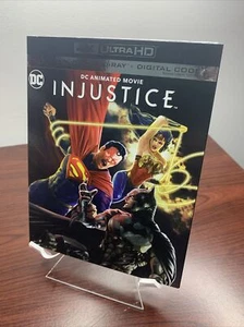 Injustice (4K UHD+Blu-ray+Digital+Near Mint Slipcover, DC Comics) Sealed - Picture 1 of 6