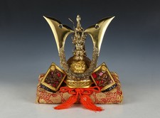 Modern Japanese Samurai Helmet -Dragon Deco Kabuto- middle size