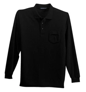 Port Authority Langarm Silk Touch Polo mit Tasche, Größe XL - K500LSP - Bild 1 von 4