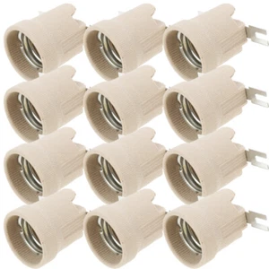 12pcs Practical Light Socket Lamp Replacement Parts Lamp Socket Replacement - Picture 1 of 12