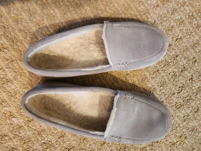 Vionic Womens Lynez Faux Fur Lined Slip On Loafer Slippers Shoes  - Image 1 of 4