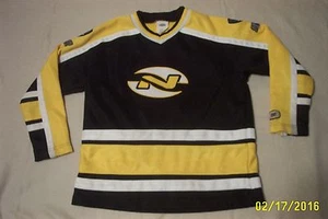 CHILDS,7,OLD,NAVY,92,HOCKEY,JERSEY,BLACK,YELLOW,CHILDRENS,KIDS,SHARP,NORTH STAR - Picture 1 of 6
