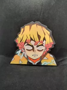 Calcomanía lenticular movimiento cazador de demonios Zenitsu pájaro relámpago 3D ventana calcomanía - Imagen 1 de 3