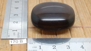 OBSIDIENNE FUMEE pierre roulée de QUALITE mineraux lithotherapie reiki esoterism - Picture 1 of 2