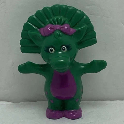 Barney Baby Bop Girl Dinosaur Figure 2.5" Lyons Group 1993 Kid Dimension Cover