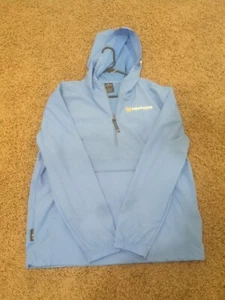 Minn Kota Pull Over Large Baby Blue Wind Breaker - Picture 1 of 10