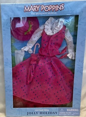 Traje de vacaciones alegre de Barbie Mary Poppins del musical de Broadway Foto 1 de 4
