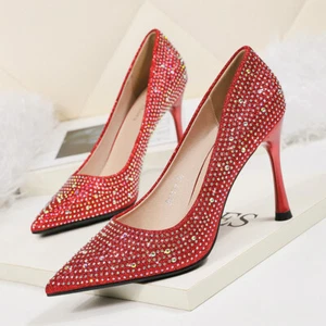 Lady Fashion Nightclub Pointed Toe Stiletto High-Heel Shoes Women Banquet Pumps - Picture 1 of 22