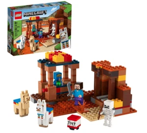 LEGO Minecraft The Trading Post - Steve-Skeleton-Llama 201 Stck. 21167 Bauspielzeug - Bild 1 von 4