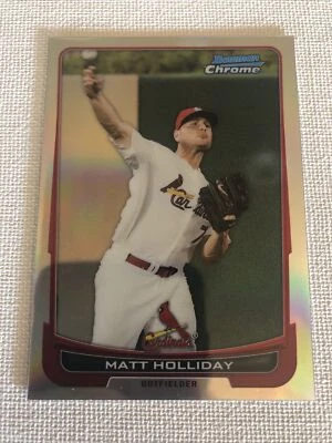 MATT HOLLIDAY 2012 BOWMAN CHROME CARD #109 - Image 1 of 2