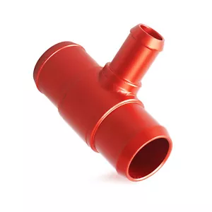 Coolant Radiator Lower Red Hose Joint Tee for 2006-2007 Pontiac G6 Saturn Ion - Picture 1 of 10