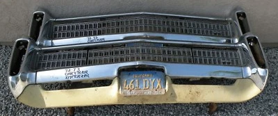 X CHRYSLER IMPERIAL NUEVO TRIPLE CHAPADO CROMO PARACHOQUES DELANTERO 1972-1973 72-73 OEM Foto 1 de 4