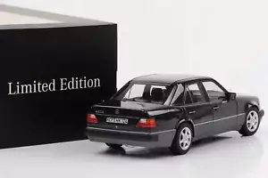 1:18 Mercedes-Benz 500 E 5.0 W124 Blue Black Metallic Norev Limited 500 Pcs - Picture 1 of 7