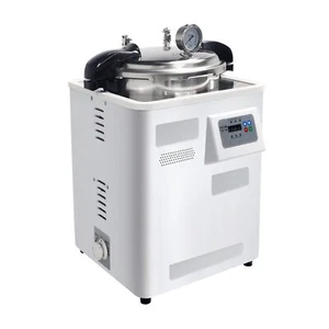 Sterilizzatore a vapore autoclave alta pressione 18 L laboratorio di sterilizzazione medica 126°C - Foto 1 di 5