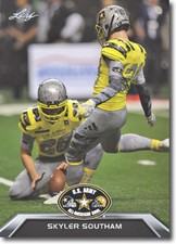 SKYLER SOUTHERN 2016 LEAF "1ST EVER PRINTED" U.S. ARMY ALL-AMERICAN ROOKIE CARD