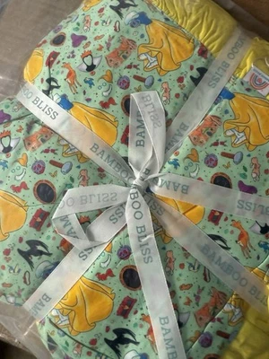 Manta de bambú Bliss Blancanieves Disney 47x47 bebé suave acogedora princesa C33 Foto 1 de 3