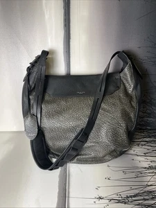 Rag & Bone Riser Embossed Leather Two Tone Rare Hobo Bag - Picture 1 of 16