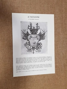 Di Valvasone (Pordenone) Stemma Famiglia Nobile Nobiltà Araldica - Picture 1 of 1