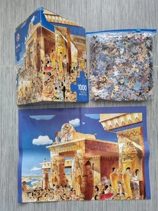 HEYE Jigsaw Puzzle Hugo Prades Egypt 2014 26008 Funny Cartoon 1000 Pieces Rare - Picture 1 of 15