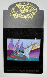 Disney Auctions Stitch Fishing with Brooms - Fantasia Invasion Pin LE 500 - Bild 1 von 4