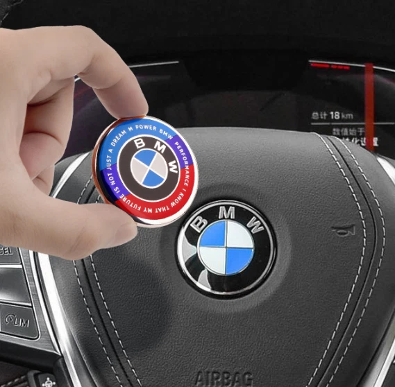 Special Edition Steering Wheel Logo Emblem For BMW 1 2 3 4 5 7 X M Series K 50th - Image 1 of 4