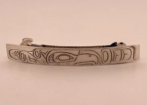 Indianer Adler Sterlingsilber Haarspange 2,5" 6,2 g - Bild 1 von 4