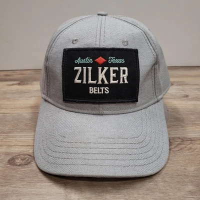 Zilker Cinturones Sombrero Gorra Correa Trasera Gris Parche Bordado Austin Texas Para Hombres Foto 1 de 4