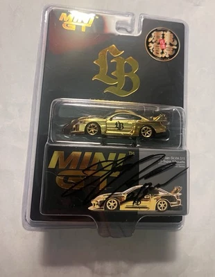 AUTÓGRAFO MINI GT LIBERTY WALK Silvia S15 SERIE DORADA 1/64 Harajuku Limited Raro Foto 1 de 3