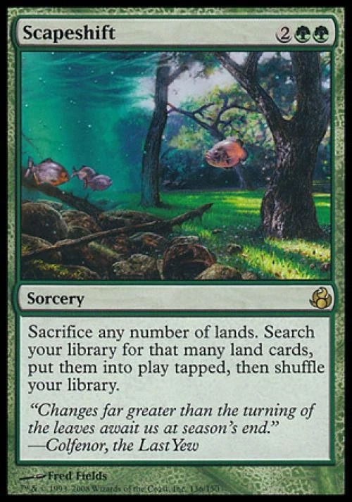 Scapeshift - Damaged / Poor MTG Morningtide - Image 1 of 1