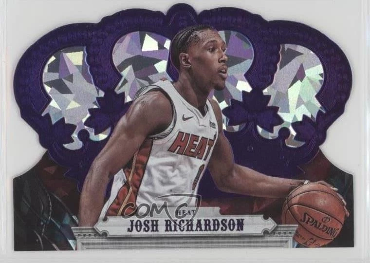 2017-18 Panini Crown Royale Purple Crystal /25 Josh Richardson #8 - Image 1 of 2