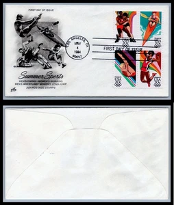 US FDC # 2082-2085 20c 1984 Olympics  ArtCraft p3 L.Cancel 1984, 9Q2715 - Picture 1 of 1