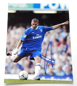 Adrian Mutu Signed 8x10 Photo Soccer Football Auto Autograph - Picture 1 of 2