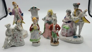 Hecho en Japón Ocupado Lote de 7 Estatuillas Vintage Marcas Tinta Azul Rojo - Imagen 1 de 16