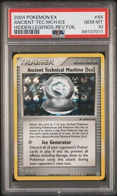 Pokemon EX Hidden Legends #84 Ancient Tech. Machine Ice Reverse Foil PSA 10 Card - Image 1 of 2