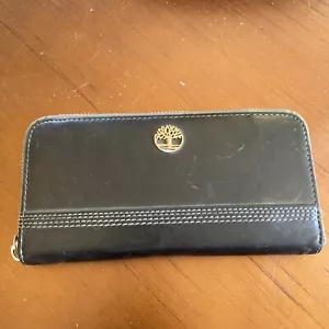Timberland Damen Geldbörse Large Zip-Around Clutch Dunkelbraun Leder - Bild 1 von 17