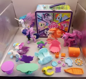 My Little Pony Lot (23) Canterlot & Seaquestria (5) Horses + Accessories - Picture 1 of 6