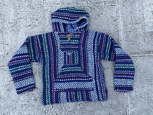 BAJA JOE Kids Jacket Hoodie Warm Winter Mexican Sweatshirt Size S kid - Picture 1 of 7
