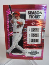 2022 CHRONICLES PINK PRIZM SP CONTENDERS OPTIC MIKE TROUT