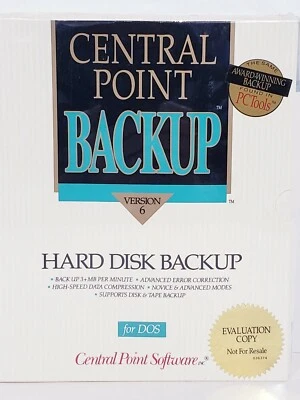Central point Hard Disk Backup Version 6 IBM PS/2s, 5 1/4" & 3 1/2" Disks  - Image 1 of 4