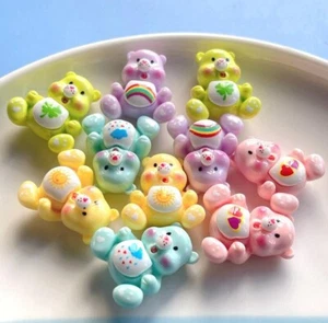 20 Pieces Mixed Resin Cute Bears Flatback Buttons Cabochons for Crafts DIY Decor - Picture 1 of 11